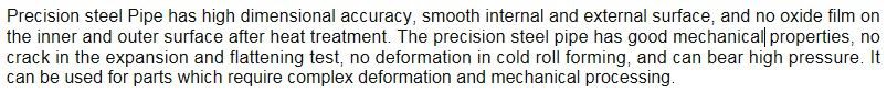 CBIES AUTOMOTIVE PRECISION STEEL TUBE CBIES AUTOMOTIVE PRECISION STEEL TUBE